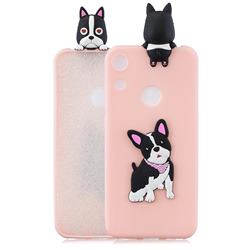 Cute Dog Soft 3D Climbing Doll Soft Case for Huawei Honor 8A