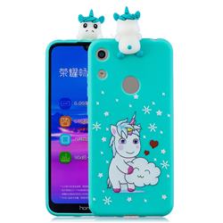 Heart Unicorn Soft 3D Climbing Doll Soft Case for Huawei Honor 8A