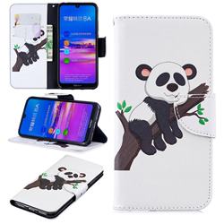 Tree Panda Leather Wallet Case for Huawei Honor 8A