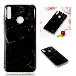 Black Soft TPU Marble Pattern Case for Huawei Honor 8C