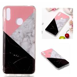 Tricolor Soft TPU Marble Pattern Case for Huawei Honor 8C