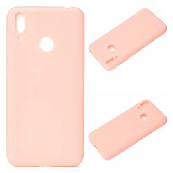 Candy Soft Silicone Protective Phone Case for Huawei Honor 8C - Pink