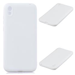 Candy Soft Silicone Protective Phone Case for Huawei Honor 8S(2019) - White