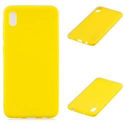 Candy Soft Silicone Protective Phone Case for Huawei Honor 8S(2019) - Yellow