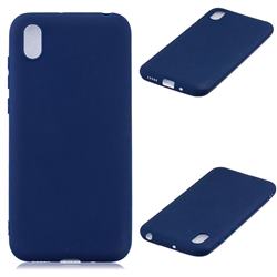 Candy Soft Silicone Protective Phone Case for Huawei Honor 8S(2019) - Dark Blue