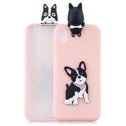 Cute Dog Soft 3D Climbing Doll Soft Case for Huawei Honor 8S(2019)