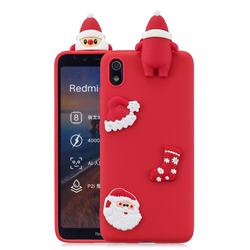 Red Santa Claus Christmas Xmax Soft 3D Silicone Case for Huawei Honor 8S(2019)