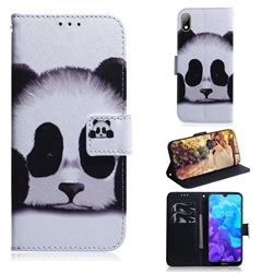 Sleeping Panda PU Leather Wallet Case for Huawei Honor 8S(2019)