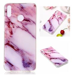Purple Soft TPU Marble Pattern Case for Huawei Honor 8X