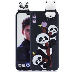 Ascended Panda Soft 3D Climbing Doll Soft Case for Huawei Honor 8X