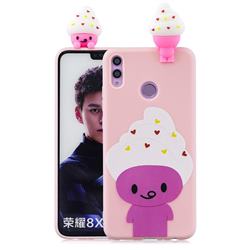 Ice Cream Man Soft 3D Climbing Doll Soft Case for Huawei Honor 8X