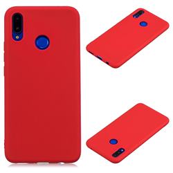 Candy Soft Silicone Protective Phone Case for Huawei Honor 8X - Red