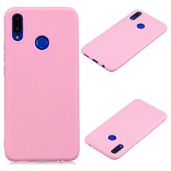 Candy Soft Silicone Protective Phone Case for Huawei Honor 8X - Dark Pink