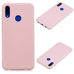 Candy Soft Silicone Protective Phone Case for Huawei Honor 8X - Light Pink