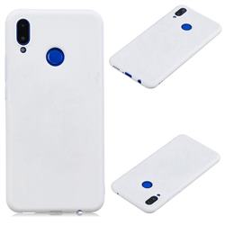 Candy Soft Silicone Protective Phone Case for Huawei Honor 8X - White