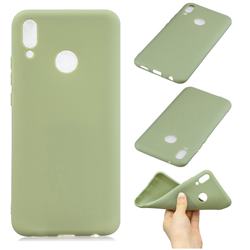 Candy Soft Silicone Phone Case for Huawei Honor 8X - Pea Green
