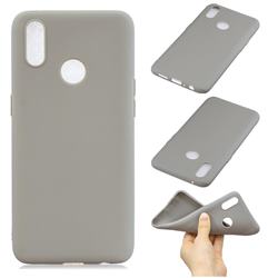 Candy Soft Silicone Phone Case for Huawei Honor 8X - Gray