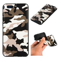 Camouflage Soft TPU Back Cover for Huawei Honor 9 - Black White