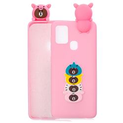 Expression Bear Soft 3D Climbing Doll Soft Case for Huawei Honor 9A