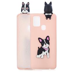 Cute Dog Soft 3D Climbing Doll Soft Case for Huawei Honor 9A