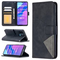 Binfen Color BF05 Prismatic Slim Wallet Flip Cover for Huawei Honor 9A - Black
