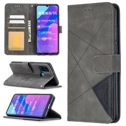 Binfen Color BF05 Prismatic Slim Wallet Flip Cover for Huawei Honor 9A - Gray