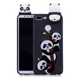 Ascended Panda Soft 3D Climbing Doll Soft Case for Huawei Honor 9 Lite