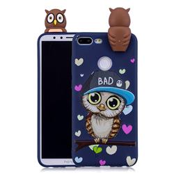Bad Owl Soft 3D Climbing Doll Soft Case for Huawei Honor 9 Lite