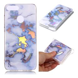 Blue Marble Pattern Bright Color Laser Soft TPU Case for Huawei Honor 9 Lite