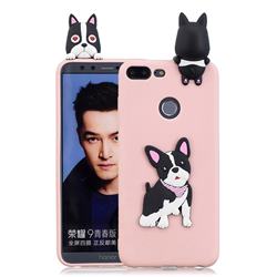 Cute Dog Soft 3D Climbing Doll Soft Case for Huawei Honor 9 Lite