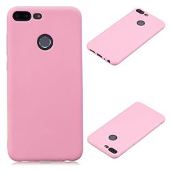 Candy Soft Silicone Protective Phone Case for Huawei Honor 9 Lite - Dark Pink
