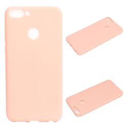 Candy Soft Silicone Protective Phone Case for Huawei Honor 9 Lite - Light Pink