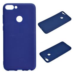 Candy Soft Silicone Protective Phone Case for Huawei Honor 9 Lite - Dark Blue
