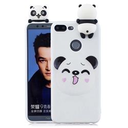 Smiley Panda Soft 3D Climbing Doll Soft Case for Huawei Honor 9 Lite