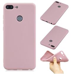 Candy Soft Silicone Phone Case for Huawei Honor 9 Lite - Lotus Pink