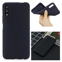 Candy Soft Silicone Protective Phone Case for Huawei Honor 9X - Black