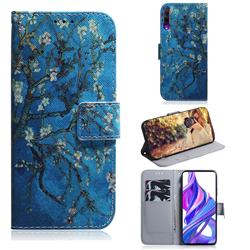 Apricot Tree PU Leather Wallet Case for Huawei Honor 9X