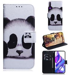 Sleeping Panda PU Leather Wallet Case for Huawei Honor 9X