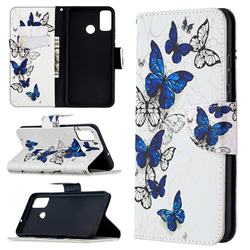 Flying Butterflies Leather Wallet Case for Huawei Honor 9X Lite