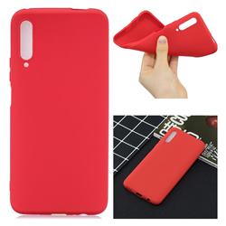 Candy Soft Silicone Protective Phone Case for Huawei Honor 9X Pro - Red