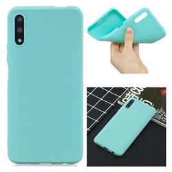 Candy Soft Silicone Protective Phone Case for Huawei Honor 9X Pro - Light Blue