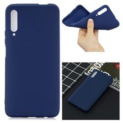 Candy Soft Silicone Protective Phone Case for Huawei Honor 9X Pro - Dark Blue