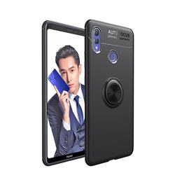 Auto Focus Invisible Ring Holder Soft Phone Case for Huawei Honor Note 10 - Black