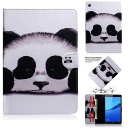 Sleeping Panda Painting Tablet Leather Wallet Flip Cover for Huawei Honor Tab 5 (8 inch)