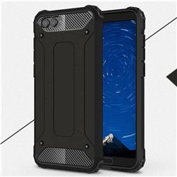 King Kong Armor Premium Shockproof Dual Layer Rugged Hard Cover for Huawei Honor View 10 (V10) - Black Gold