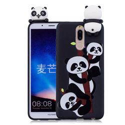 Ascended Panda Soft 3D Climbing Doll Soft Case for Huawei Mate 10 Lite / Nova 2i / Horor 9i / G10
