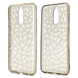Diamond Pattern Shining Soft TPU Phone Back Cover for Huawei Mate 10 Lite / Nova 2i / Horor 9i / G10 - Gray