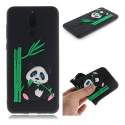 Panda Eating Bamboo Soft 3D Silicone Case for Huawei Mate 10 Lite / Nova 2i / Horor 9i / G10 - Black