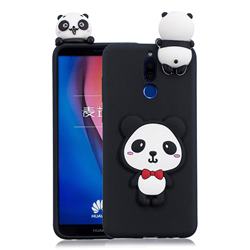 Red Bow Panda Soft 3D Climbing Doll Soft Case for Huawei Mate 10 Lite / Nova 2i / Horor 9i / G10