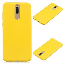 Candy Soft Silicone Protective Phone Case for Huawei Mate 10 Lite / Nova 2i / Horor 9i / G10 - Yellow